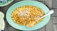 Sauteed Corn with Black Pepper and Manchego | Martha Stewart image