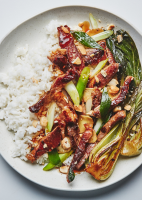Pork and Bok Choy Stir-Fry Recipe | Bon Appétit image