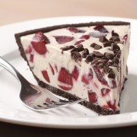 Cherry Ice Cream Pie with Chocolate Cookie Crust Recipe ... image