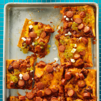 Chili Dog Pizza Recipe: How to Make It image
