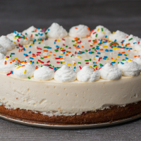 Birthday 'Box' Cake Bottom Cheesecake Recipe by Tasty image