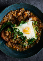 Lentil and Egg Stew Recipe | Bon Appétit image