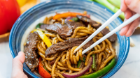 BLACK PEPPER UDON WITH BEEF RECIPES