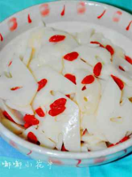 Lycium barbarum lotus root slices recipe - Simple Chinese Food image