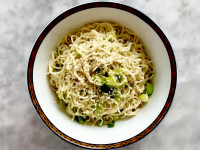 Ginger-Scallion Noodles Recipe | MyRecipes image