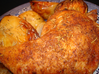 Italian Oven-Roasted Chicken and Potatoes Recipe - Food.com image