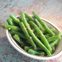 Spicy Chinese Mustard Green Beans Recipe | Allrecipes image