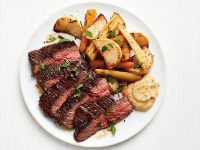 Flank Steak with Roasted Root Vegetables Recipe | Food ... image