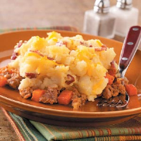 CHICKEN CASSEROLE WITH MASHED POTATO TOPPING RECIPES