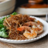 Shrimp Noodle Clay Pot | Goong Ob Woonsen | ?????????????? ... image