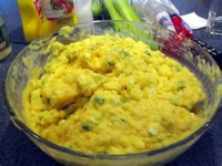 HOW MANY POUNDS OF POTATO SALAD FOR 100 RECIPES