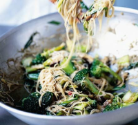Stir-fried greens with oyster sauce recipe | BBC Good Food image