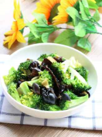 Cold broccoli fungus recipe - Simple Chinese Food image