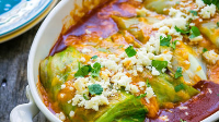 Vegetarian Cabbage Enchiladas Recipe - QueRicaVida.com image