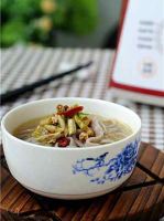 Barley and Red Bean Noodles recipe - Simple Chinese Food image