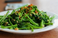 Kangkong with Minced Garlic Recipe by Shalina - CookEatShare image