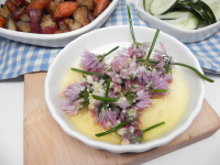 Pan-Fried Chive Flowers Recipe | Allrecipes image