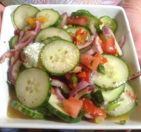 English Cucumber Salad | Just A Pinch Recipes image