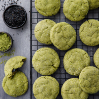 Black Sesame-Stuffed Matcha Sugar Cookies | Love and Olive Oil image
