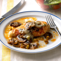 Baked Chicken and Mushrooms Recipe: How to Make It image