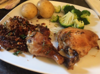 Roasted Rosemary Chicken with Lemon/Soy Sauce Recipe ... image