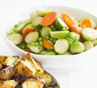 Three-in-one braised vegetables recipe | BBC Good Food image