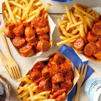 Currywurst Recipe: How to Make It - Taste of Home image