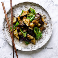 Chinese Eggplants with Garlic Sauce | China Sichuan Food image