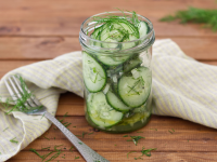 CUCUMBER SALAD WITH VINEGAR AND OIL RECIPES