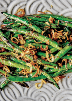 Blistered Green Beans With Fried Shallots Recipe | Bon Appétit image