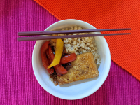 Easy Sesame Tofu with Teriyaki Vegetables | Allrecipes image