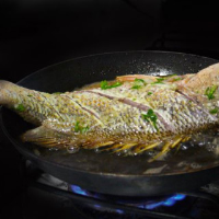 Pan-Fried Whole Fish (Yellow Croaker) - BigOven.com image