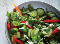 Baby Bok Choy and Cucumber Salad Recipe | Cooking Light image