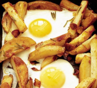 Oven egg & chips recipe | BBC Good Food image