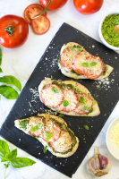 Baked Pesto Chicken - Delicious Healthy Recipes Made with ... image