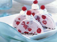 Raspberry Frozen Yogurt Cake recipe | Eat Smarter USA image