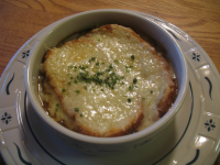 French Onion Soup With Cheese Croutons Recipe - Food.com image