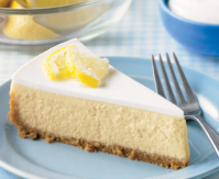 Lemony Sour Cream Cheesecake Recipe with Sour Cream ... image