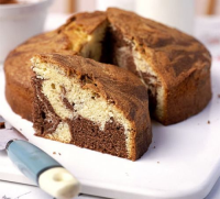 Chocolate marble cake recipe | BBC Good Food image