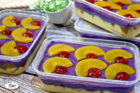 Ube Crema de Fruta Recipe - Pinoy Recipe at iba pa image