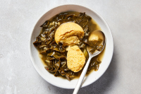 Collard Greens and Cornmeal Dumplings Recipe - NYT Cooking image