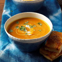 Creamy Carrot & Tomato Soup Recipe: How to Make It image