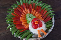 Thanksgiving Turkey Veggie Tray Recipe - Food.com image