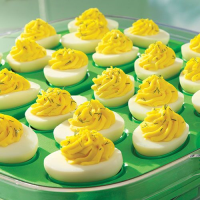 DEVILED EGG TRAY WITH ICE RECIPES