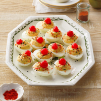 Sweet and Savory Deviled Eggs Recipe: How to Make It image