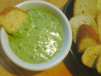 Garlic Spinach Cheese Fondue (The Stinking Rose Rest ... image