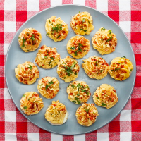 Muffin Tin Deviled Eggs Recipe by Tasty image