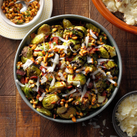 Balsamic Brussels Sprouts with Bacon Recipe: How to Make It image