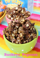 Create an Outdoor Movie Snack Bar Plus Buckeye Popcorn Recipe! image