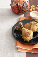 Oven Baked Drumsticks with Lemon Dipping Sauce Recipe image
